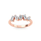 9K Rose Gold Lab Grown Diamond RING 0.66 ctw R60563MS-0.68CT