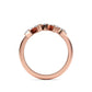 9K Rose Gold Lab Grown Diamond RING 0.66 ctw R60563MS-0.68CT