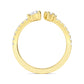 9K Yellow Gold Lab Grown Diamond RING 0.87 ctw R60566FS-0.83CT