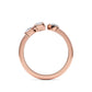 9K Rose Gold Lab Grown Diamond RING 0.61 ctw R60568MS-0.63CT