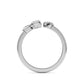 9K White Gold Lab Grown Diamond RING 0.61 ctw R60568MS-0.63CT