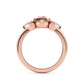 9K Rose Gold Lab Grown Diamond RING 1.98 ctw R60664OV-1.25CT