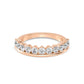 9k Rose Gold Lab Grown Diamond Bands R60819-0.88CT
