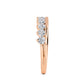 9k Rose Gold Lab Grown Diamond Bands R60819-0.88CT