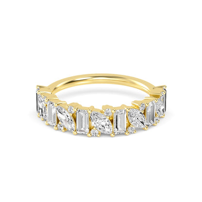 9K Yellow Gold Lab Grown Diamond Bands R60823-1.20CT