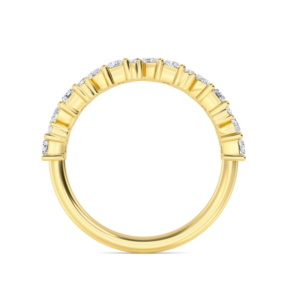 9K Yellow Gold Lab Grown Diamond Bands R60823-1.20CT