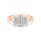 9K Rose Gold Lab Grown Diamond RING 1.34 ctw R60927-1.33CT