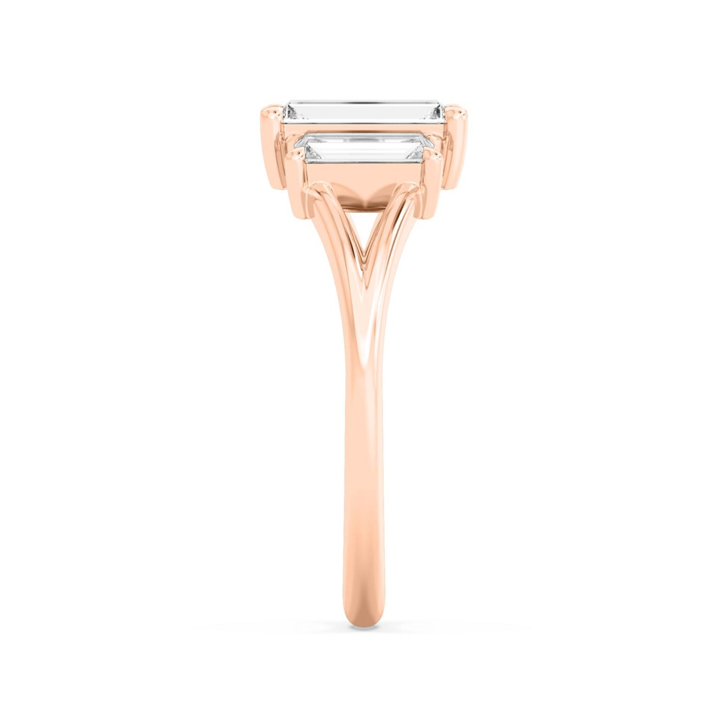 9K Rose Gold Lab Grown Diamond RING 1.34 ctw R60927-1.33CT