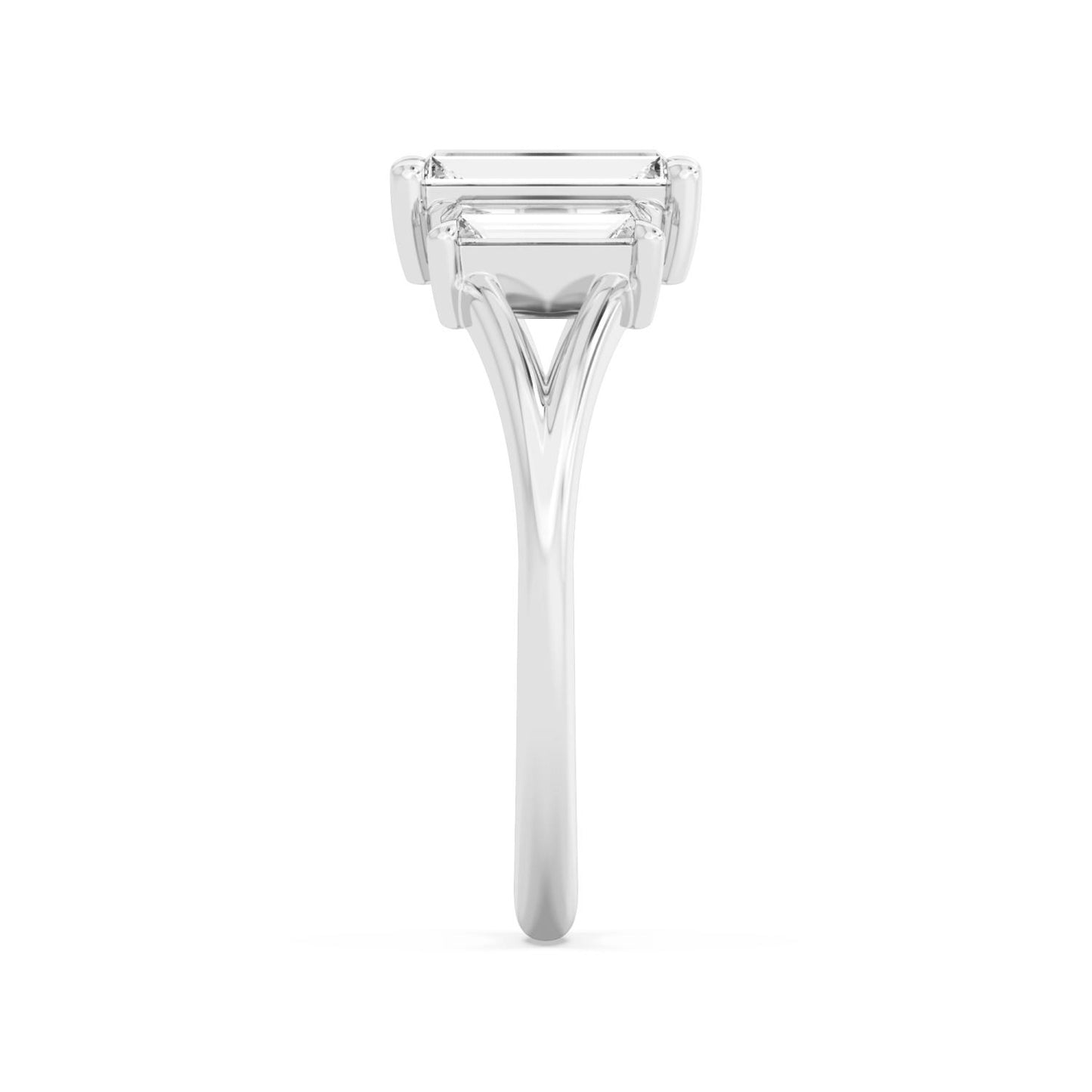 9K White Gold Lab Grown Diamond RING 1.34 ctw R60927-1.33CT