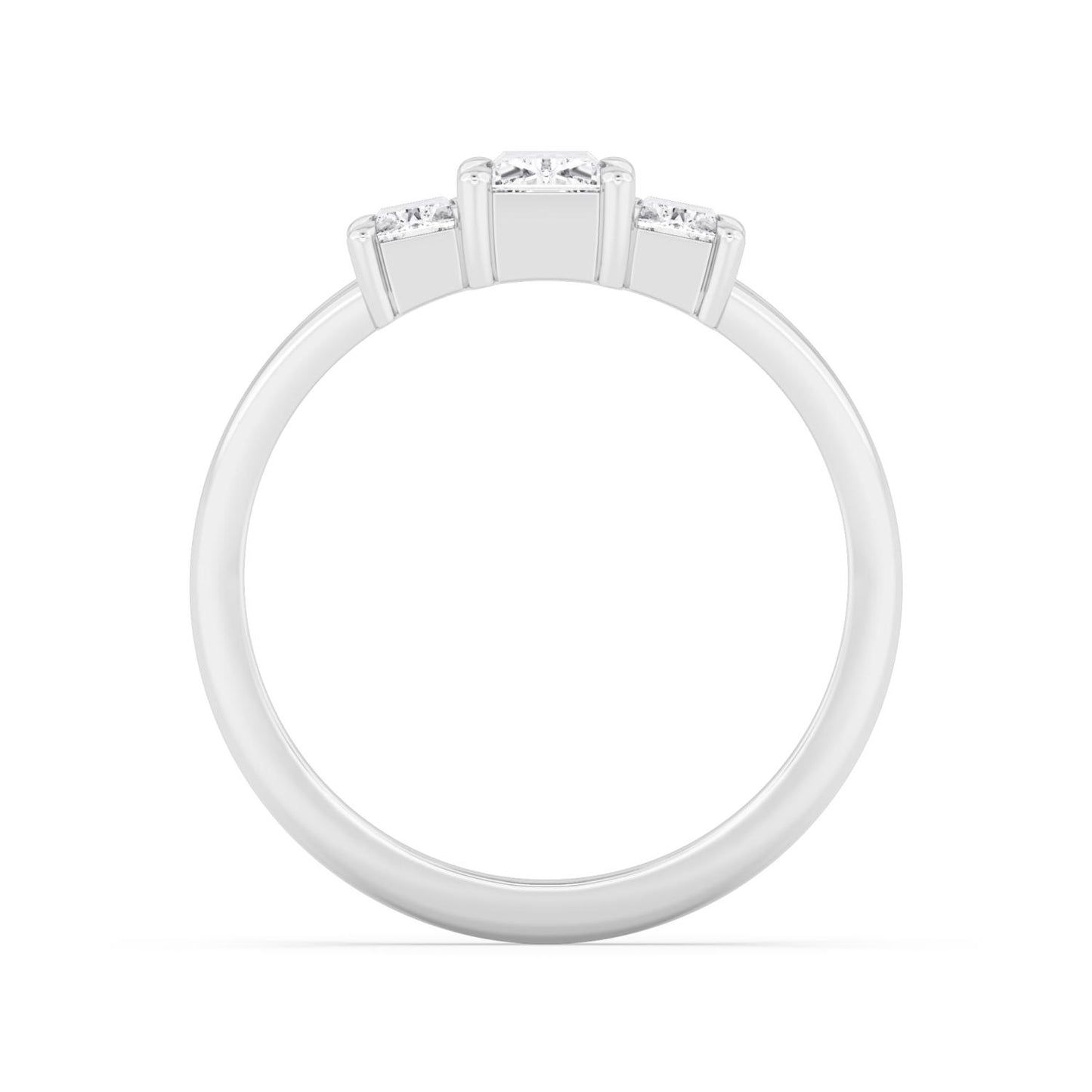9K White Gold Lab Grown Diamond RING 1.34 ctw R60927-1.33CT