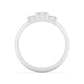 9K White Gold Lab Grown Diamond RING 1.34 ctw R60927-1.33CT