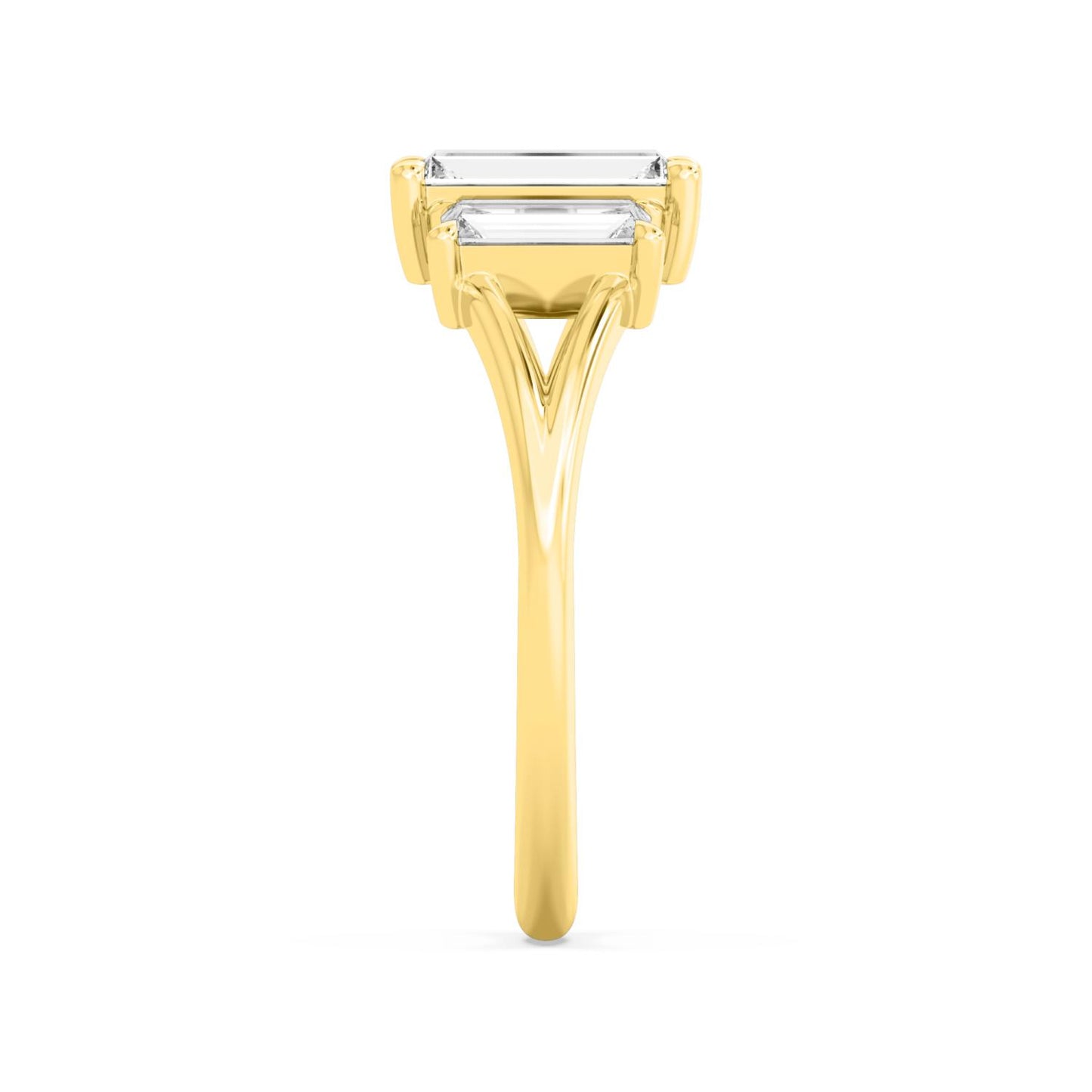 9K Yellow Gold Lab Grown Diamond RING 1.34 ctw R60927-1.33CT