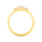 9K Yellow Gold Lab Grown Diamond RING 1.34 ctw R60927-1.33CT