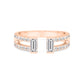 9K Rose Gold Lab Grown Diamond RING 0.81 ctw R60938-0.83CT