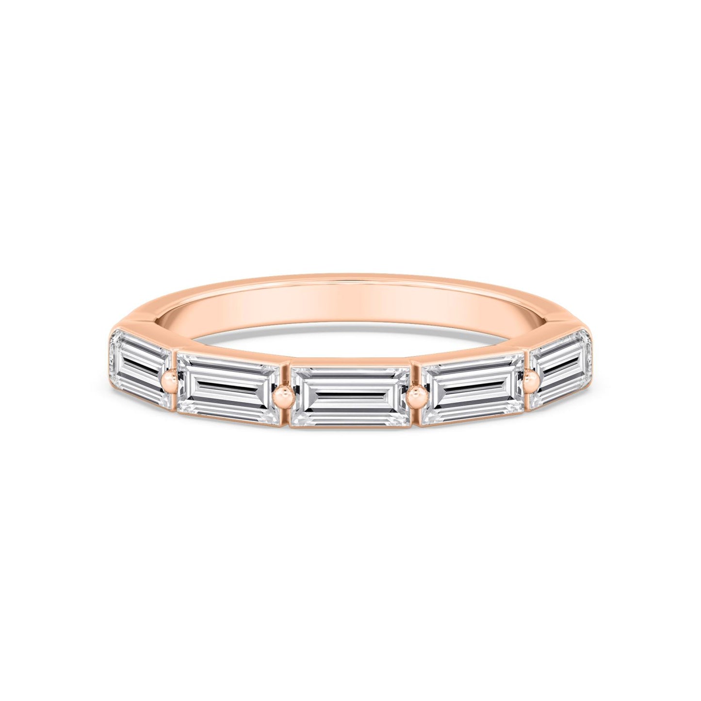 9K Rose Gold Lab Grown Diamond RING 1.02 ctw R60941-1