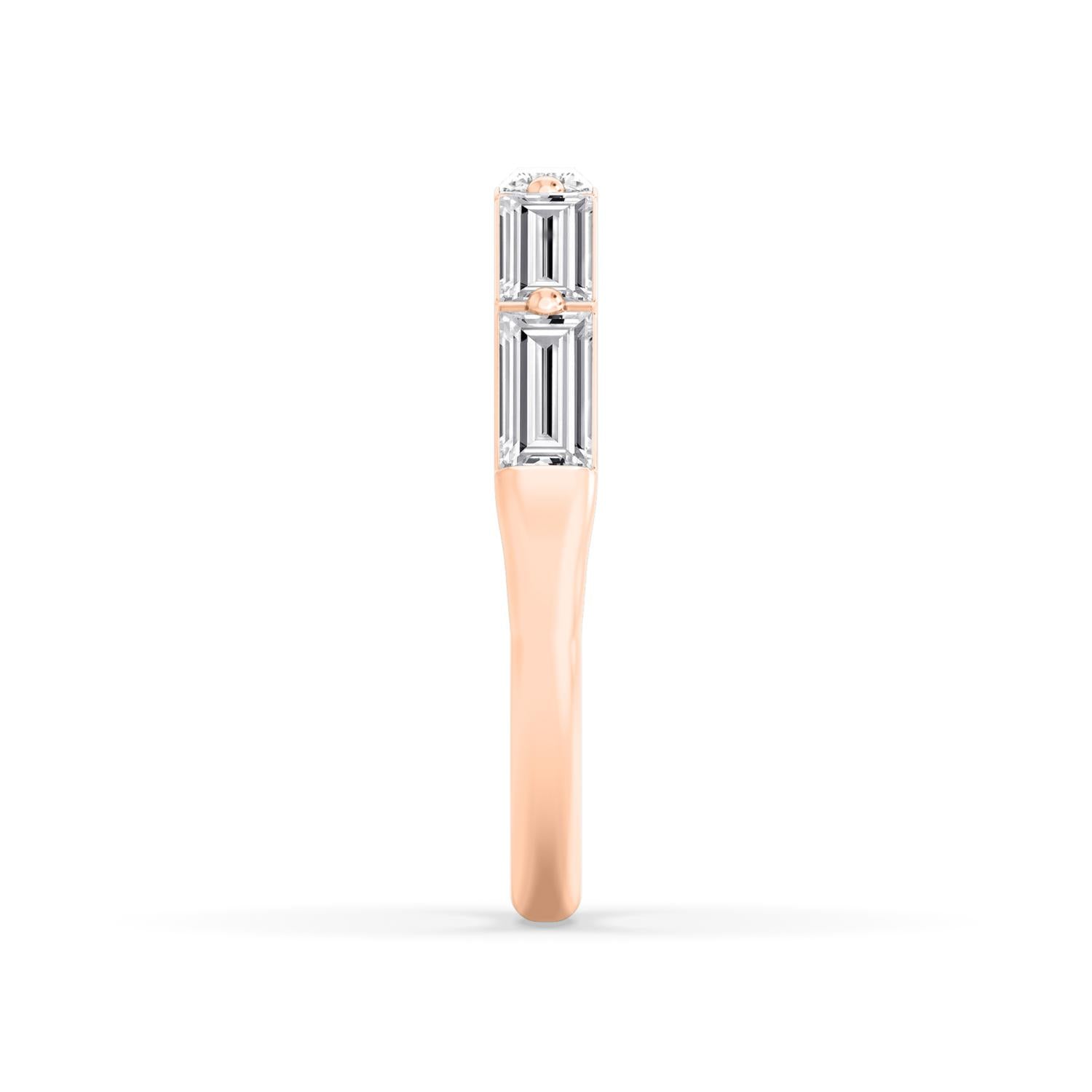 9K Rose Gold Lab Grown Diamond RING 1.02 ctw R60941-1