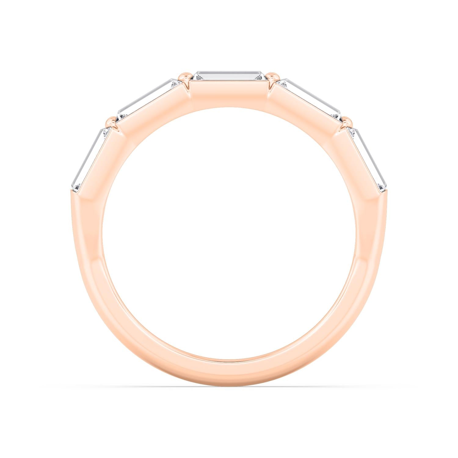 9K Rose Gold Lab Grown Diamond RING 1.02 ctw R60941-1