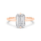 10K Rose Gold Lab Grown Diamond Engagement Ring 3.02 ctw R61006EM-3