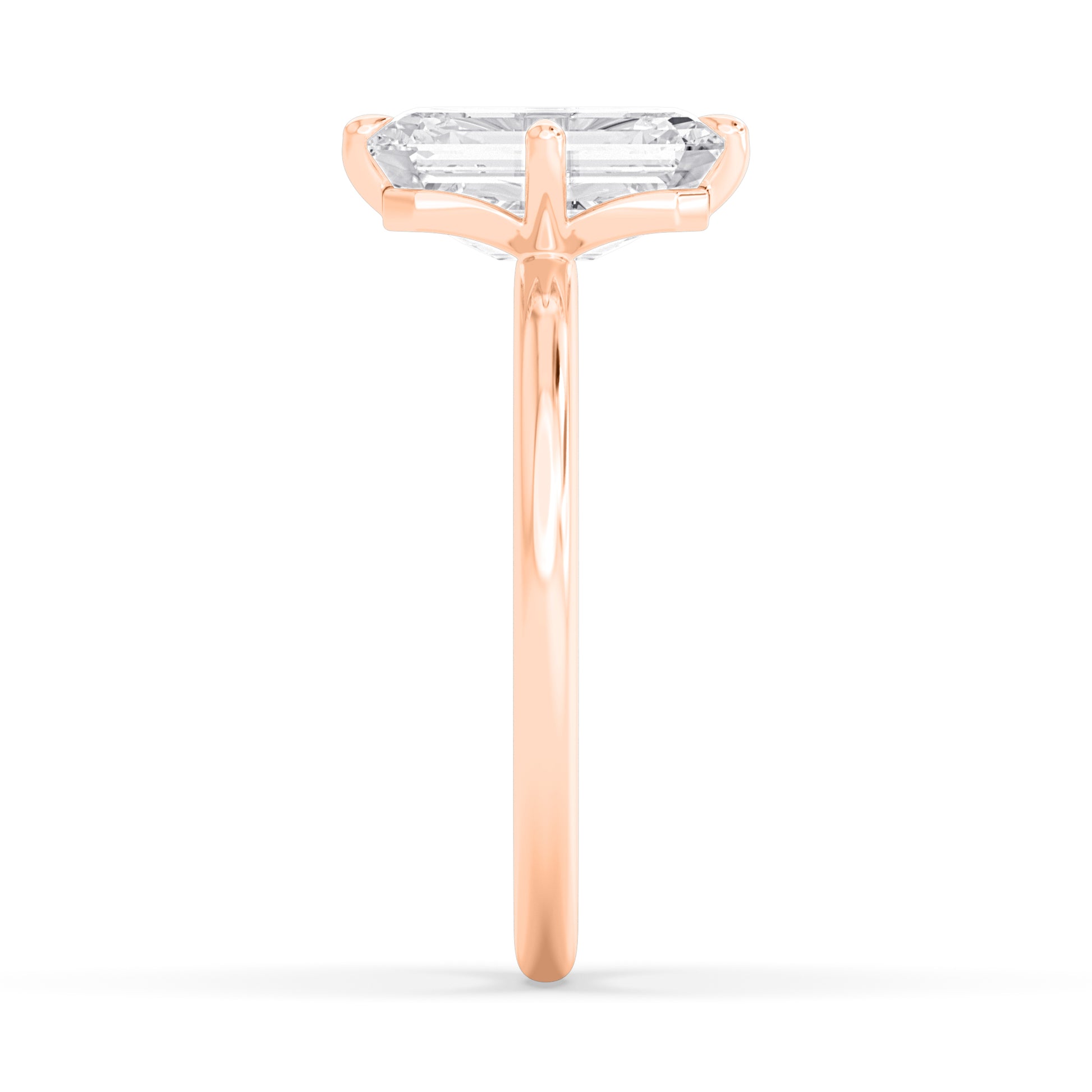 10K Rose Gold Lab Grown Diamond Engagement Ring 3.02 ctw R61006EM-3