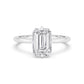 10K White Gold Lab Grown Diamond Engagement Ring 3.02 ctw R61006EM-3