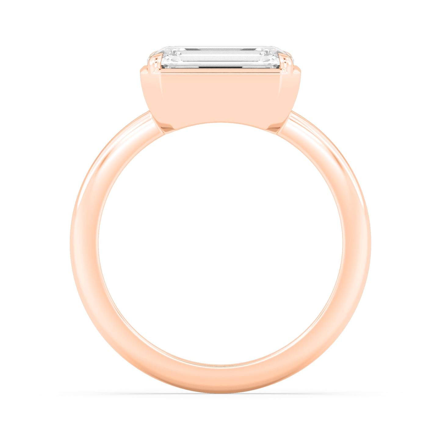 10K Rose Gold Lab Grown Diamond Engagement Rings 3.01 ctw R61018EM-3