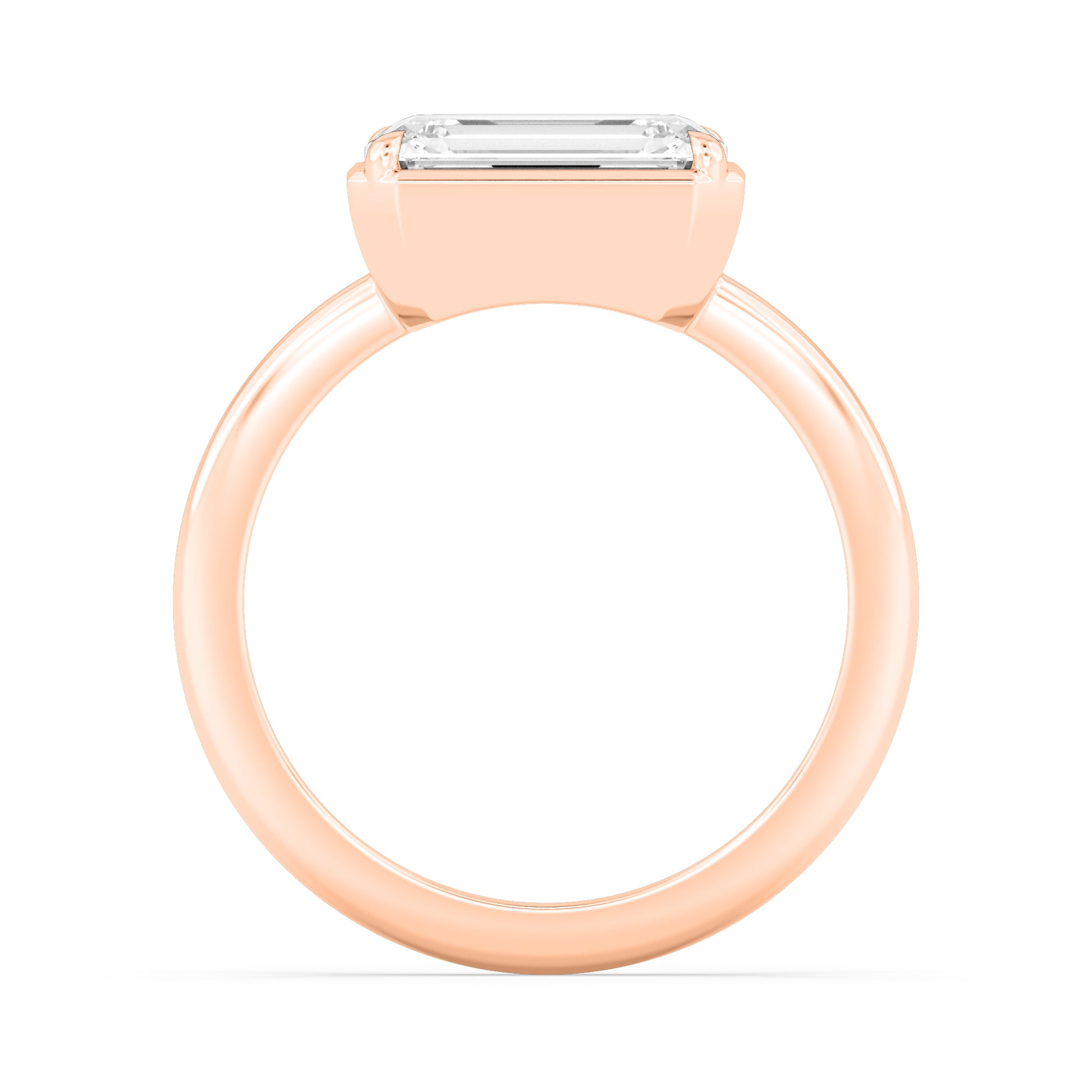 10K Rose Gold Lab Grown Diamond Engagement Rings 3.01 ctw R61018EM-3