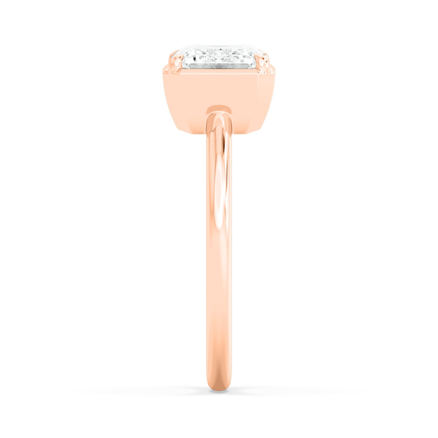 10K Rose Gold Lab Grown Diamond Engagement Rings 3.01 ctw R61018EM-3