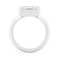10K White Gold Lab Grown Diamond Engagement Rings 3.01 ctw R61018EM-3
