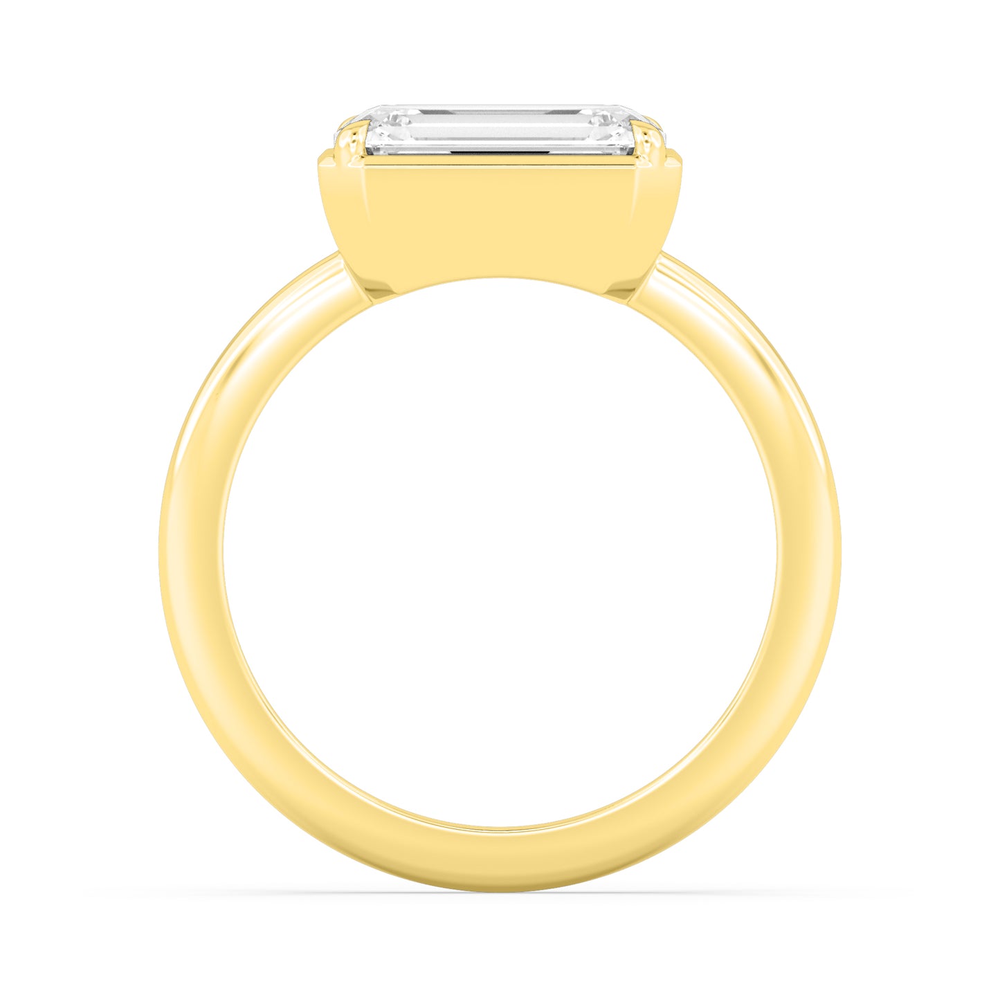10K Yellow Gold Lab Grown Diamond Engagement Rings 3.01 ctw R61018EM-3