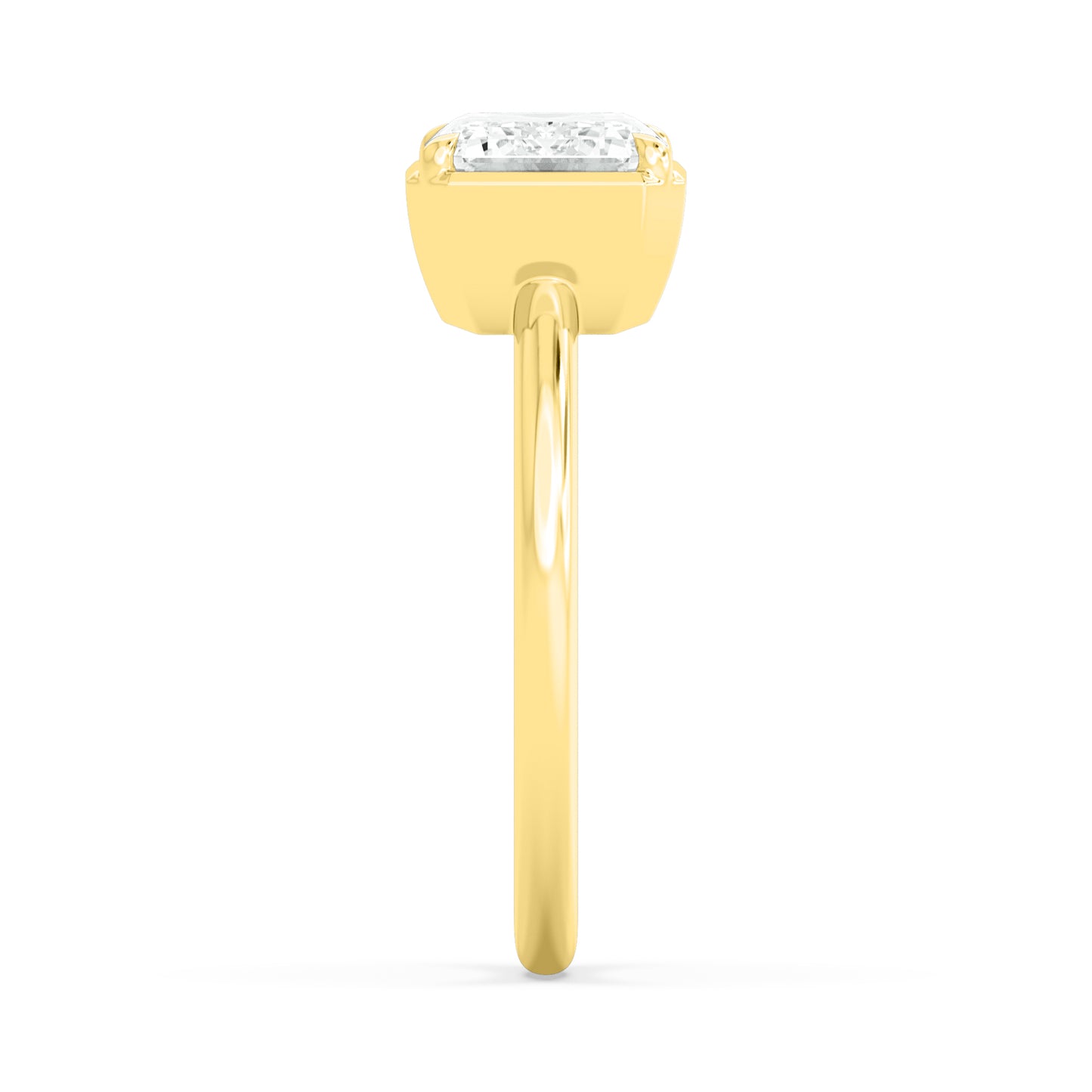 10K Yellow Gold Lab Grown Diamond Engagement Rings 3.01 ctw R61018EM-3