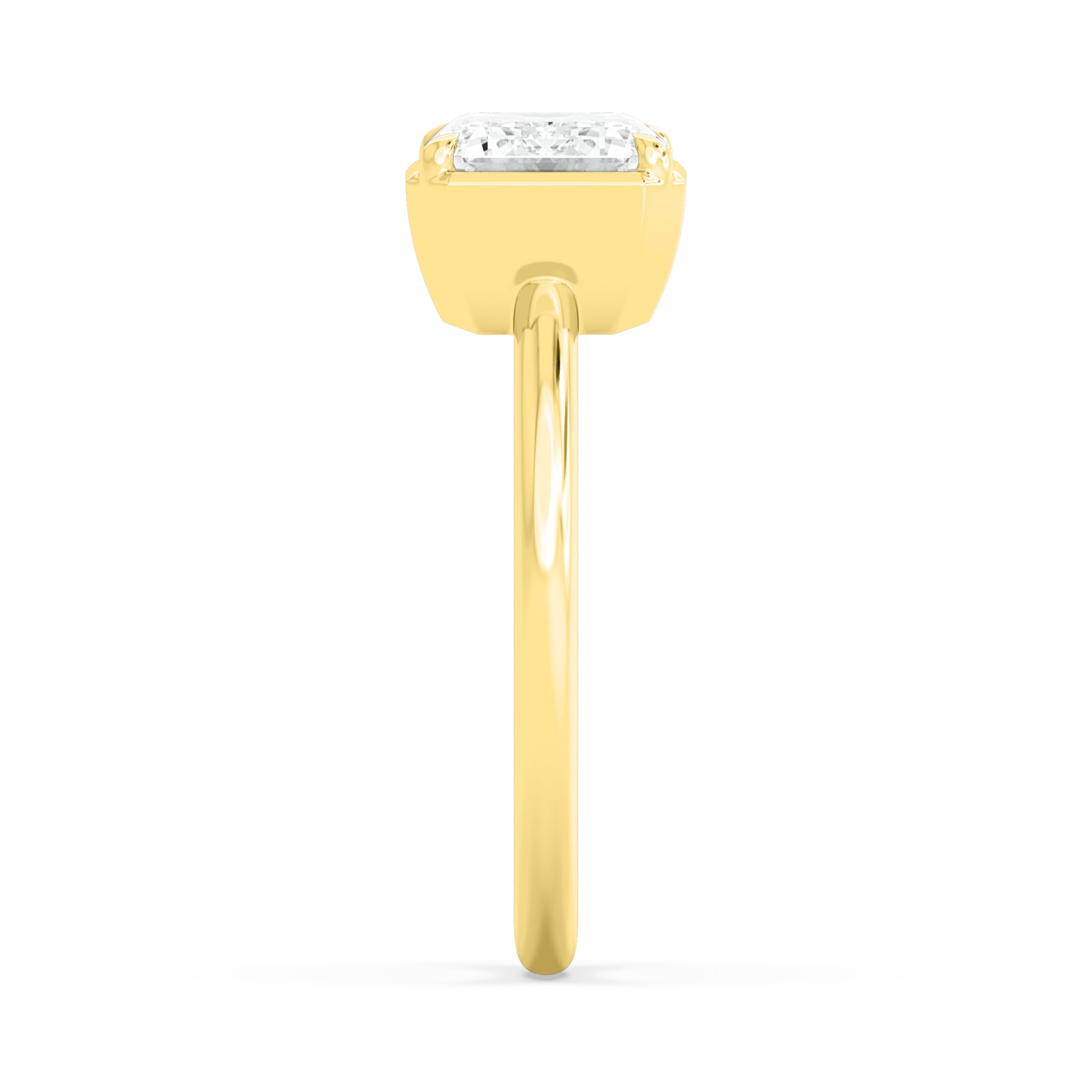 10K Yellow Gold Lab Grown Diamond Engagement Rings 3.01 ctw R61018EM-3