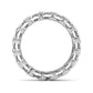 9k White Gold Lab Grown Diamond Wedding Rings 2.99 ctw R61038-2.88CTB