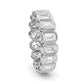 9k White Gold Lab Grown Diamond Wedding Rings 2.99 ctw R61038-2.88CTB