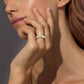 9K Yellow Gold Lab Grown Diamond Wedding Rings 2.99 ctw R61038-2.88CTB
