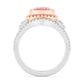 10K Lab Grown Diamond Engagement Ring 3.70 ctw R61175SCU-2.63CT