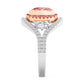 10K Lab Grown Diamond Engagement Ring 3.70 ctw R61175SCU-2.63CT