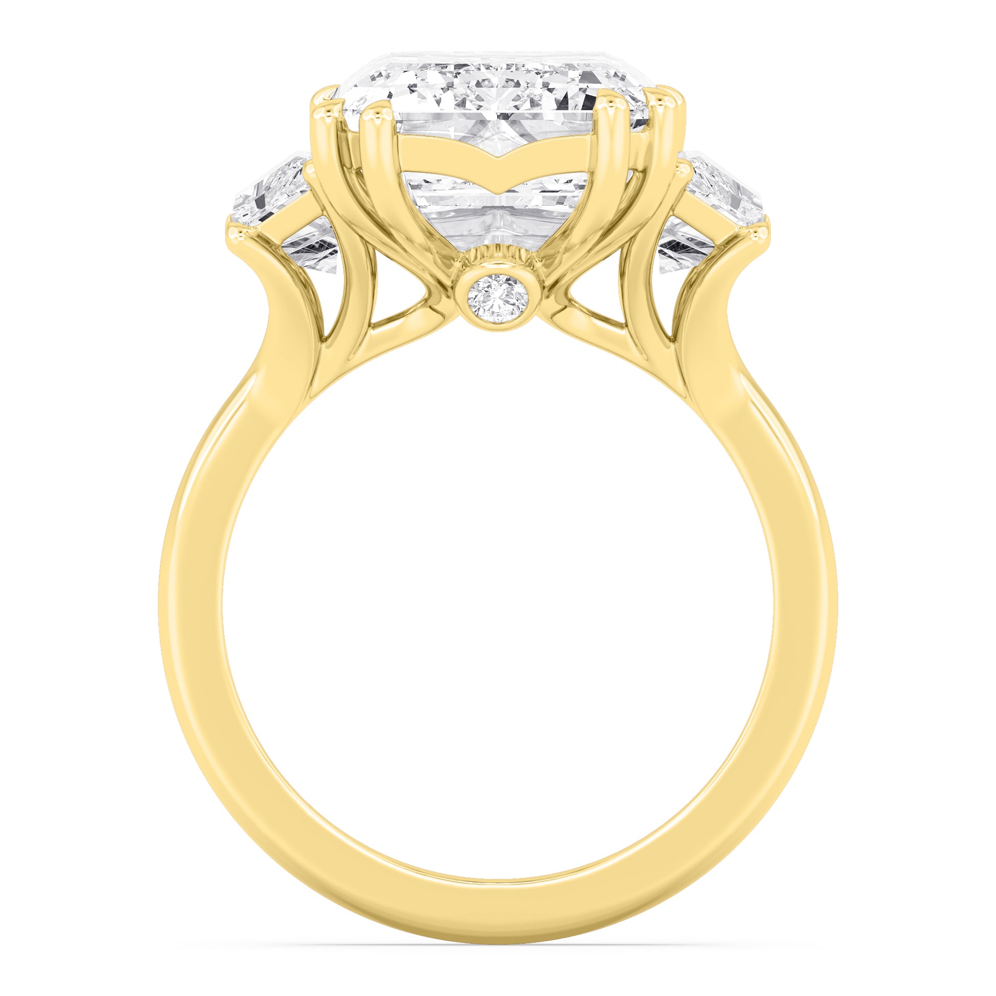 10K Yellow Gold Lab Grown Diamond Engagement Ring 11.45 ctw R61187EM-10