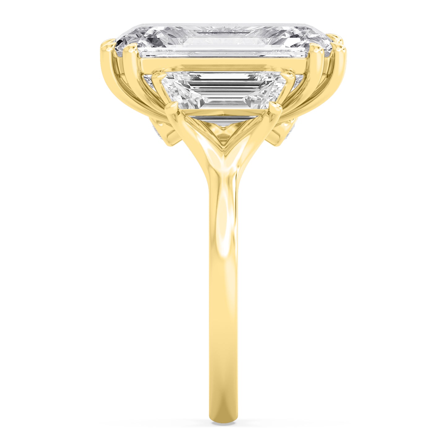 10K Yellow Gold Lab Grown Diamond Engagement Ring 11.45 ctw R61187EM-10