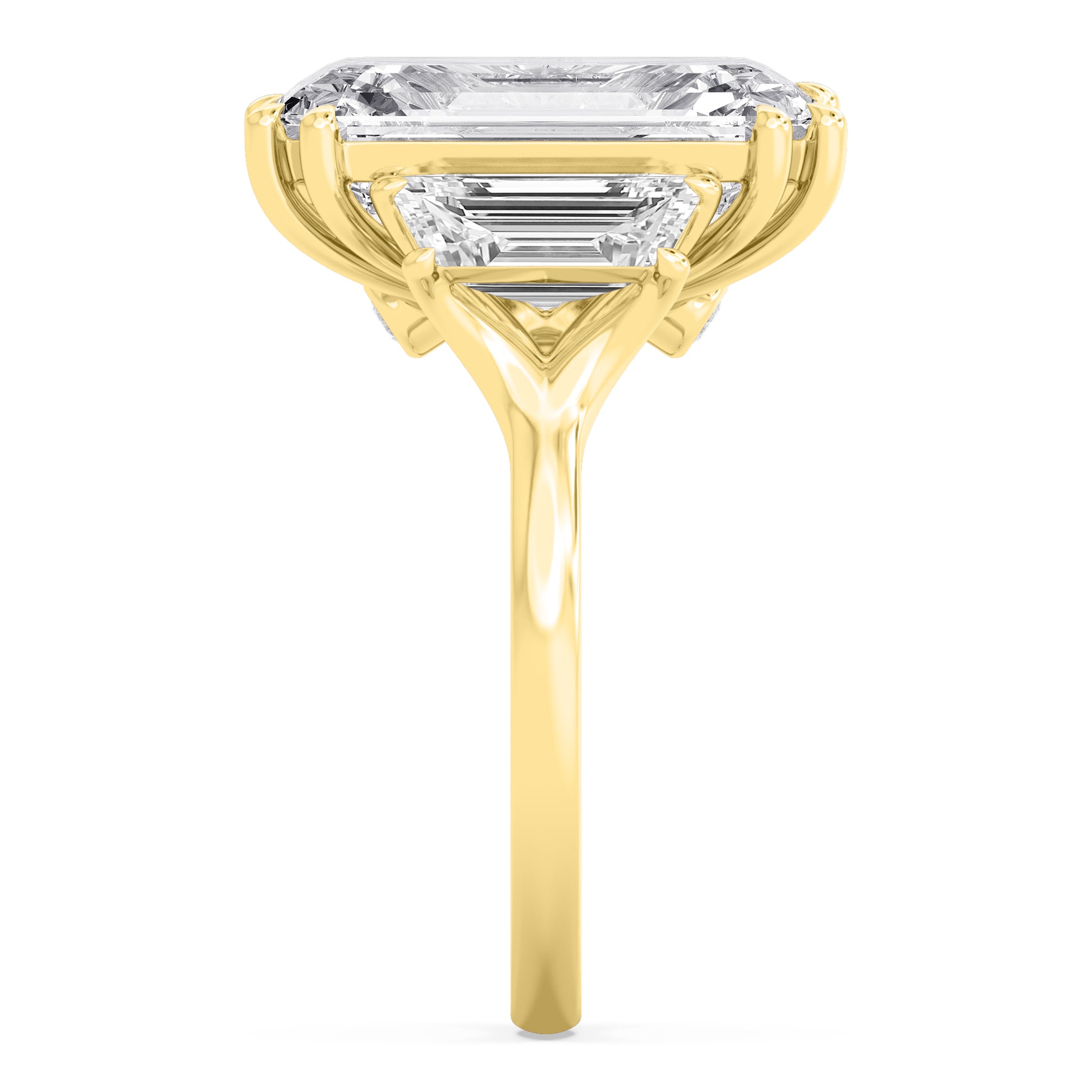 10K Yellow Gold Lab Grown Diamond Engagement Ring 11.45 ctw R61187EM-10