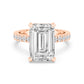 10K Rose Gold Lab Grown Diamond Engagement Ring 8.06 ctw R61188EM-7.50CT