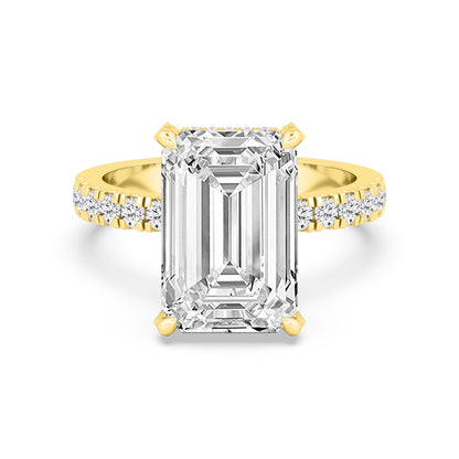 10K Yellow Gold Lab Grown Diamond Engagement Ring 8.06 ctw R61188EM-7.50CT