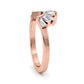 9K Rose Gold Lab Grown Diamond RING 0.53 ctw R61302BG-0.50CT