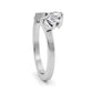 9K White Gold Lab Grown Diamond RING 0.53 ctw R61302BG-0.50CT