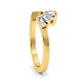 9K Yellow Gold Lab Grown Diamond RING 0.53 ctw R61302BG-0.50CT