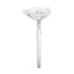 10K White Gold Lab Grown Diamond Engagement Ring 2.79 ctw R61370PE-2.75CT