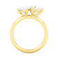 10K Yellow Gold Lab Grown Diamond Engagement Ring 2.79 ctw R61370PE-2.75CT