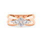 9K Rose Gold Lab Grown Diamond RING 3.25 ctw R61427