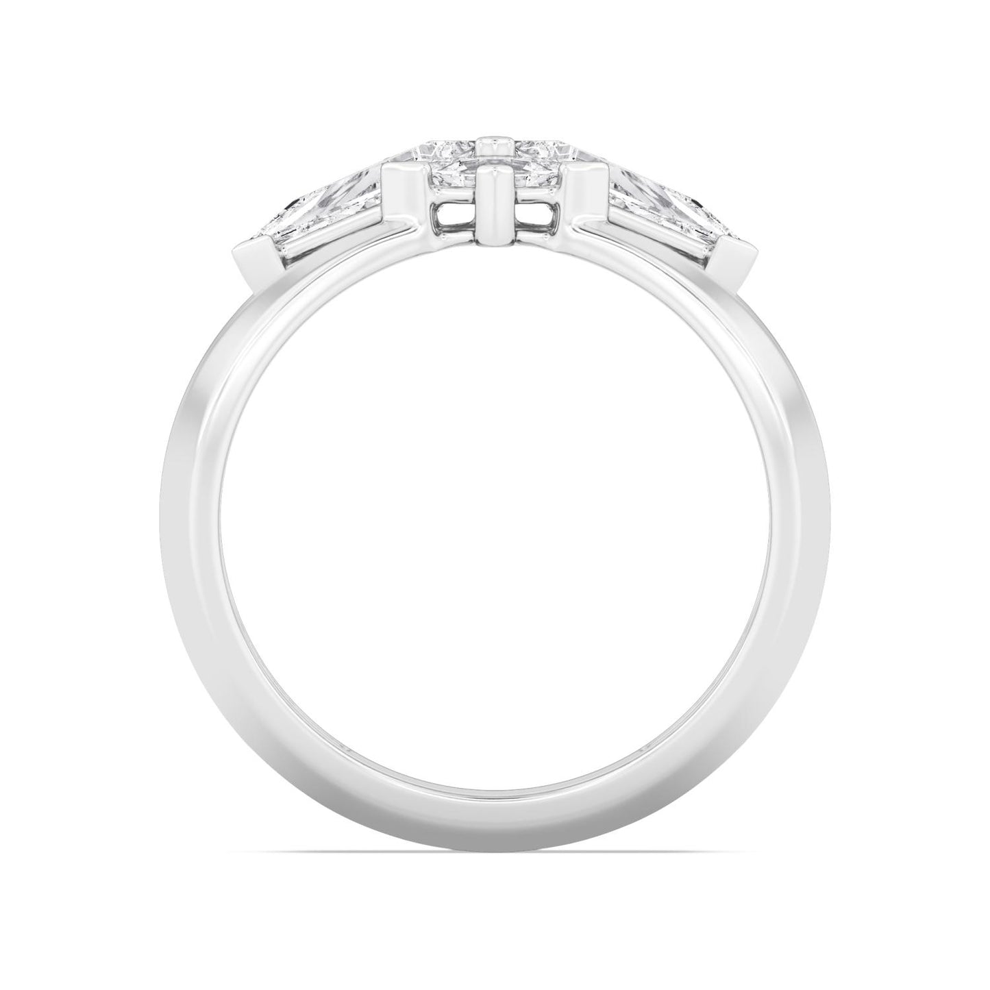 9K White Gold Lab Grown Diamond RING 3.25 ctw R61427