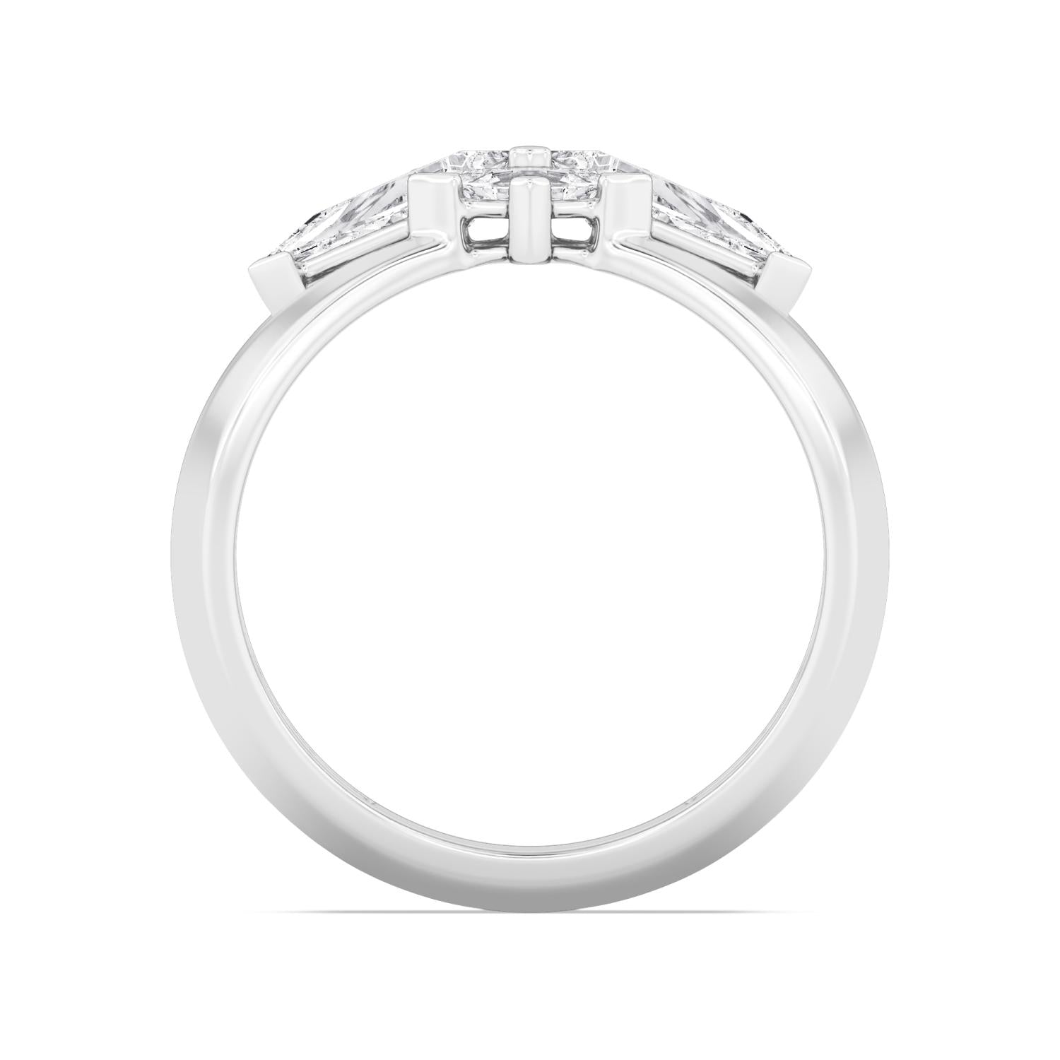 9K White Gold Lab Grown Diamond RING 3.25 ctw R61427