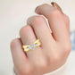 9K Yellow Gold Lab Grown Diamond RING 3.25 ctw R61427